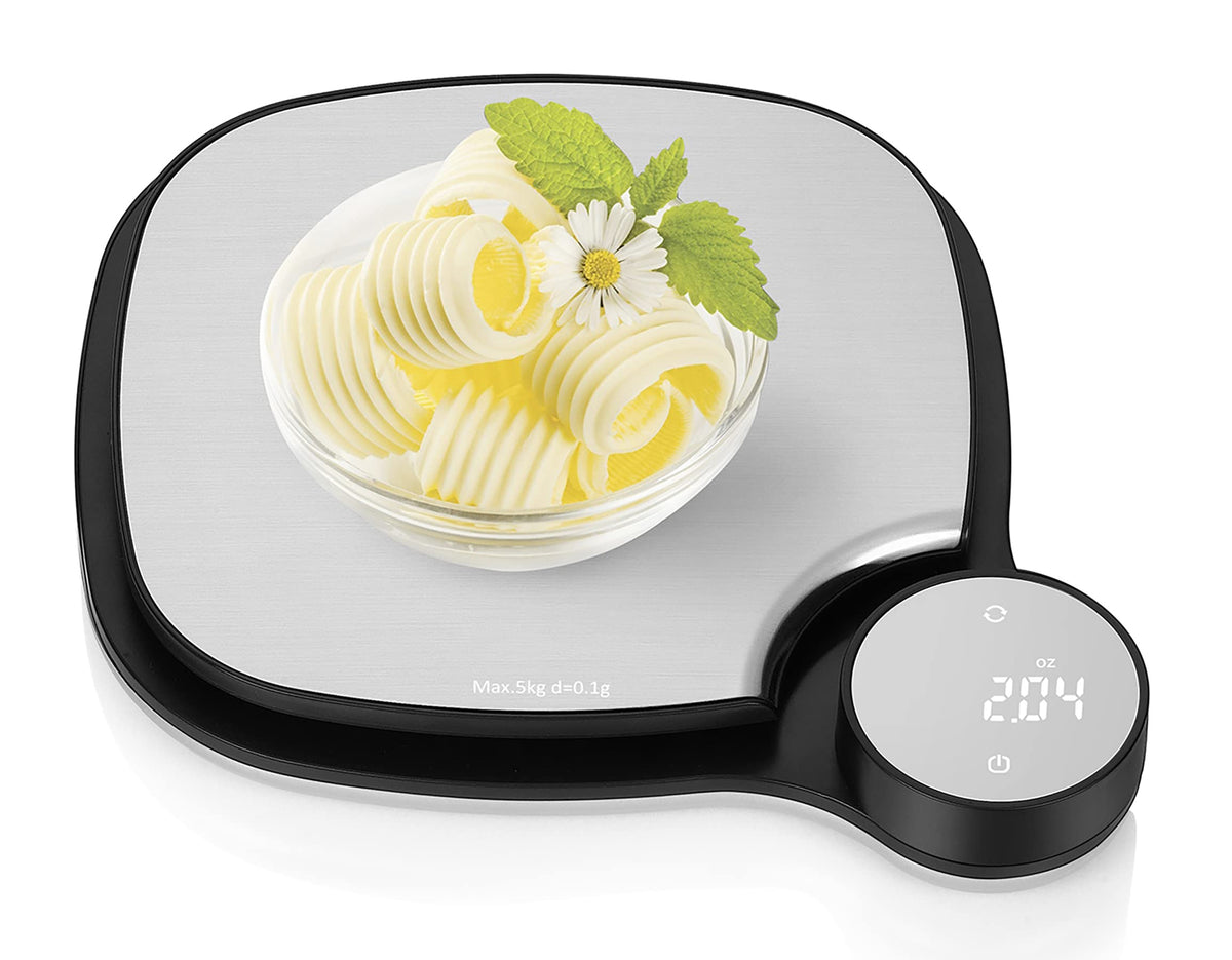 Ozeri ZK26 Kitchen Scale in Stainless Steel with 0.1 g (0.01 oz) Technology