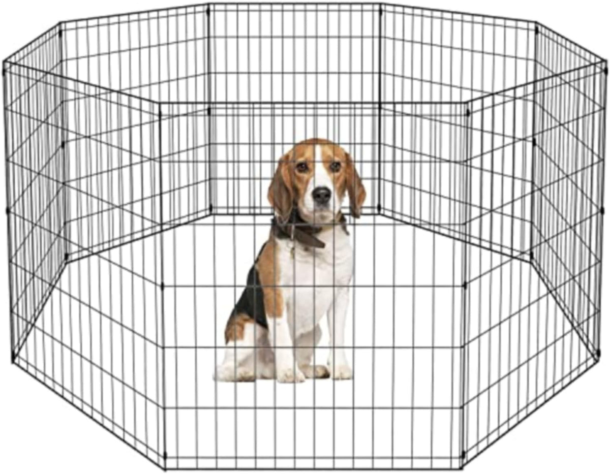 BestPet 36" Tall Dog Playpen Crate Fence Pet Kennel Play Pen Exercise Cage