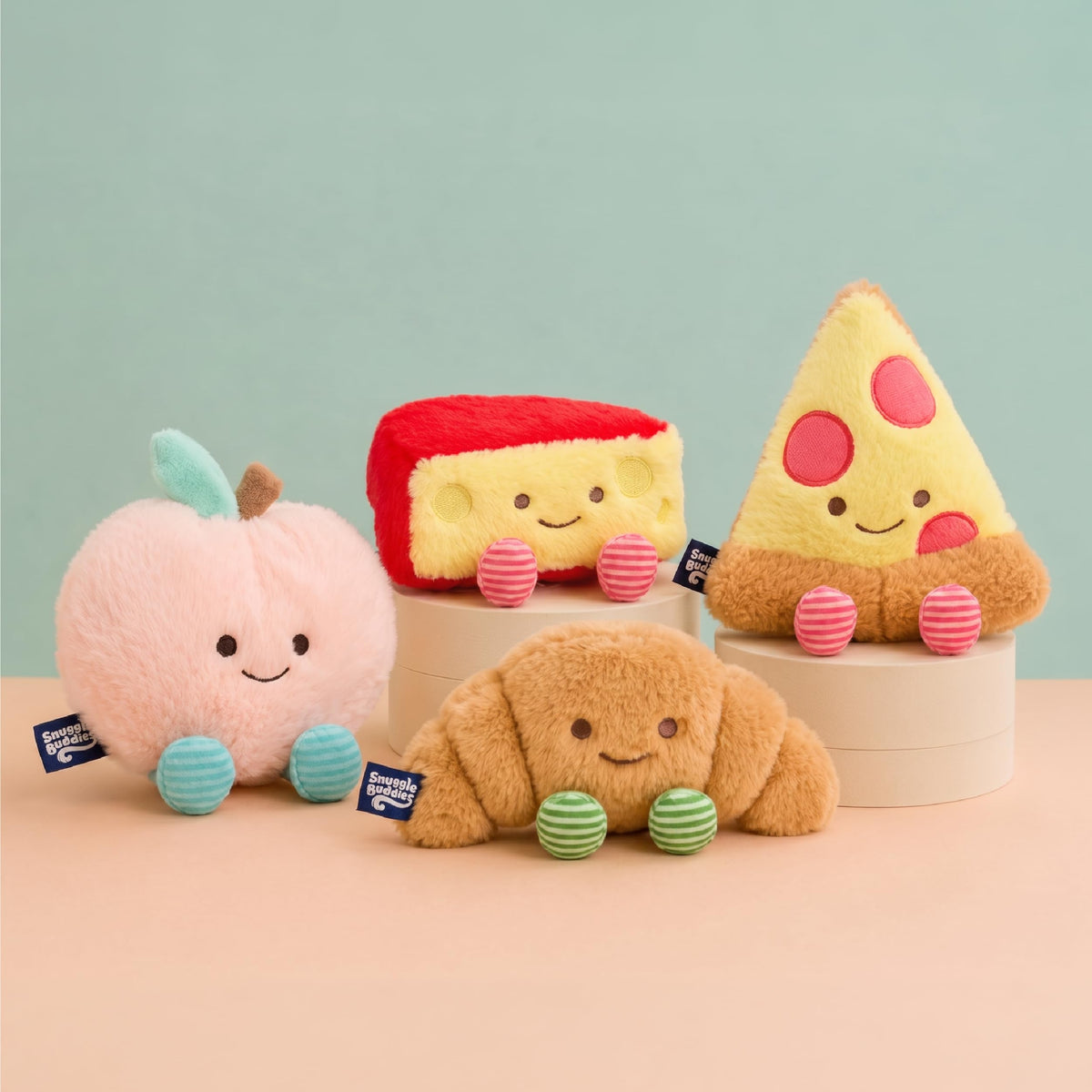 Snuggle Buddies Yummy Buddy Cheese Plush Toy, for Ages 0+
