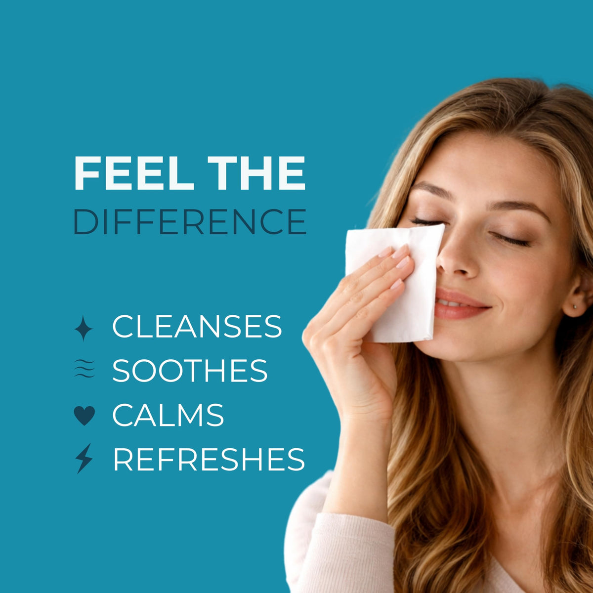 NOVEHA 120Pcs Allergy Relief Eyelid Wipes | Pre-moistened Hypoallergenic Eye Cleansing Pads, Reduce Itchiness, Redness & Discomfort Caused By Allergy, Clean, Soothe & Remove Debris (2 Pack)