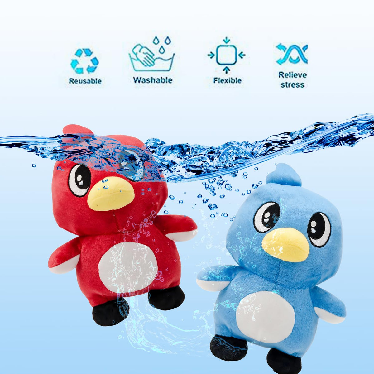 Penguin Plush Toy,25cm Soft Gaming Character Stuffed Doll