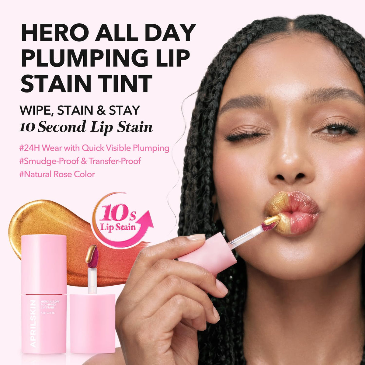 APRILSKIN Hero Lip Stain & Cleansing Balm Duo