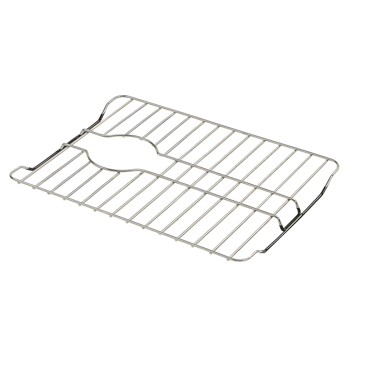 SunnyPoint 304 Stainless Steel Sink Protector Rack With Rear Drain Hole – Rust-Resistant Grid for Kitchen Sink Bottom, Scratch Prevention - Rear Drain Hole Required (16" X 13")