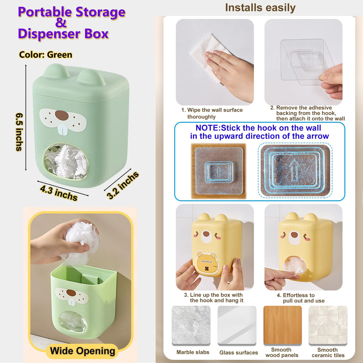300 Filter Net Bags for Sink Drain Strainer with Storage & Dispenser Box