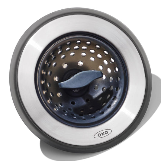 OXO Good Grips 2-in-1 Sink Strainer Stopper, Kitchen Sink Stopper