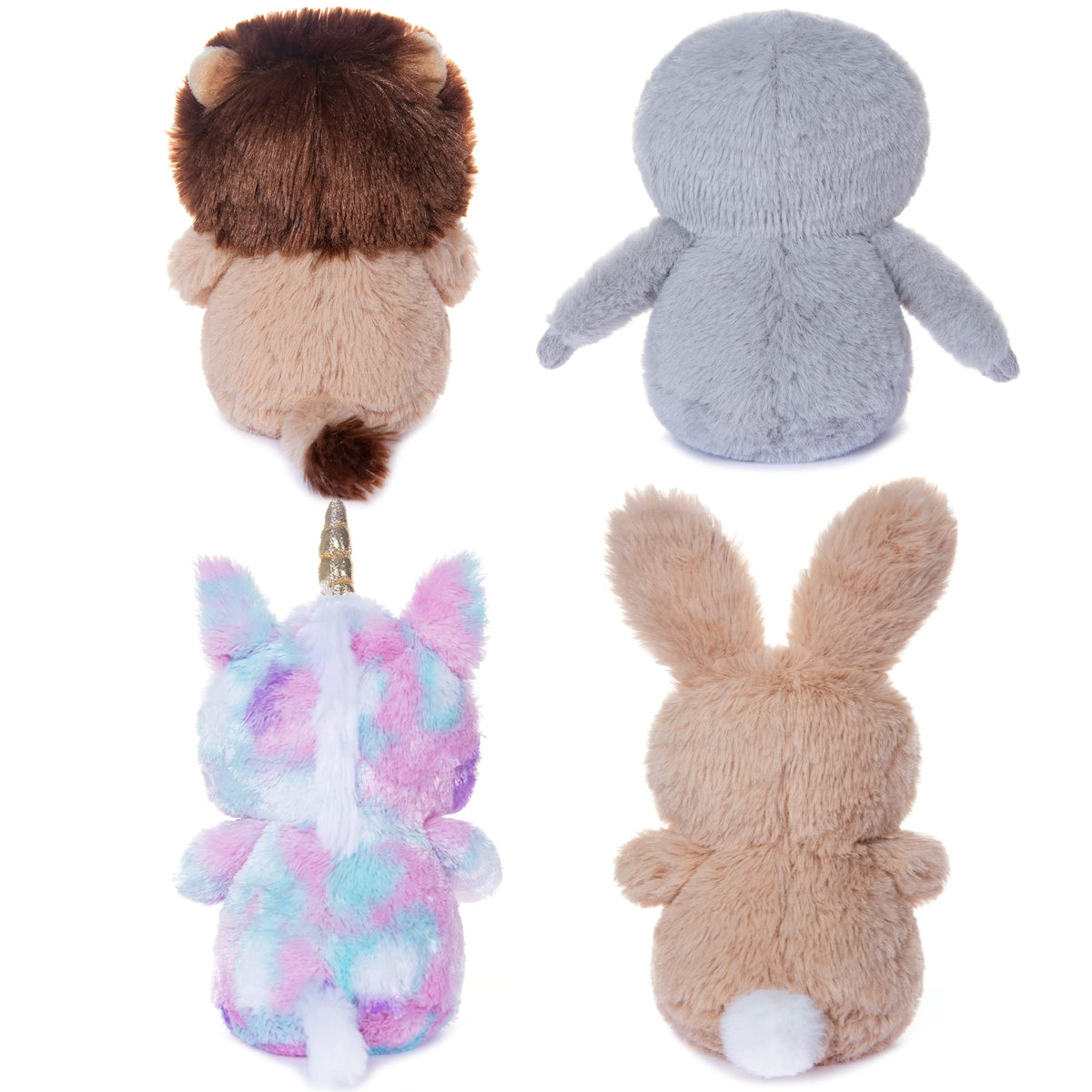 My OLi 4-Pack 5" Soft Plush Fairy Tale Stuffed Animals Set