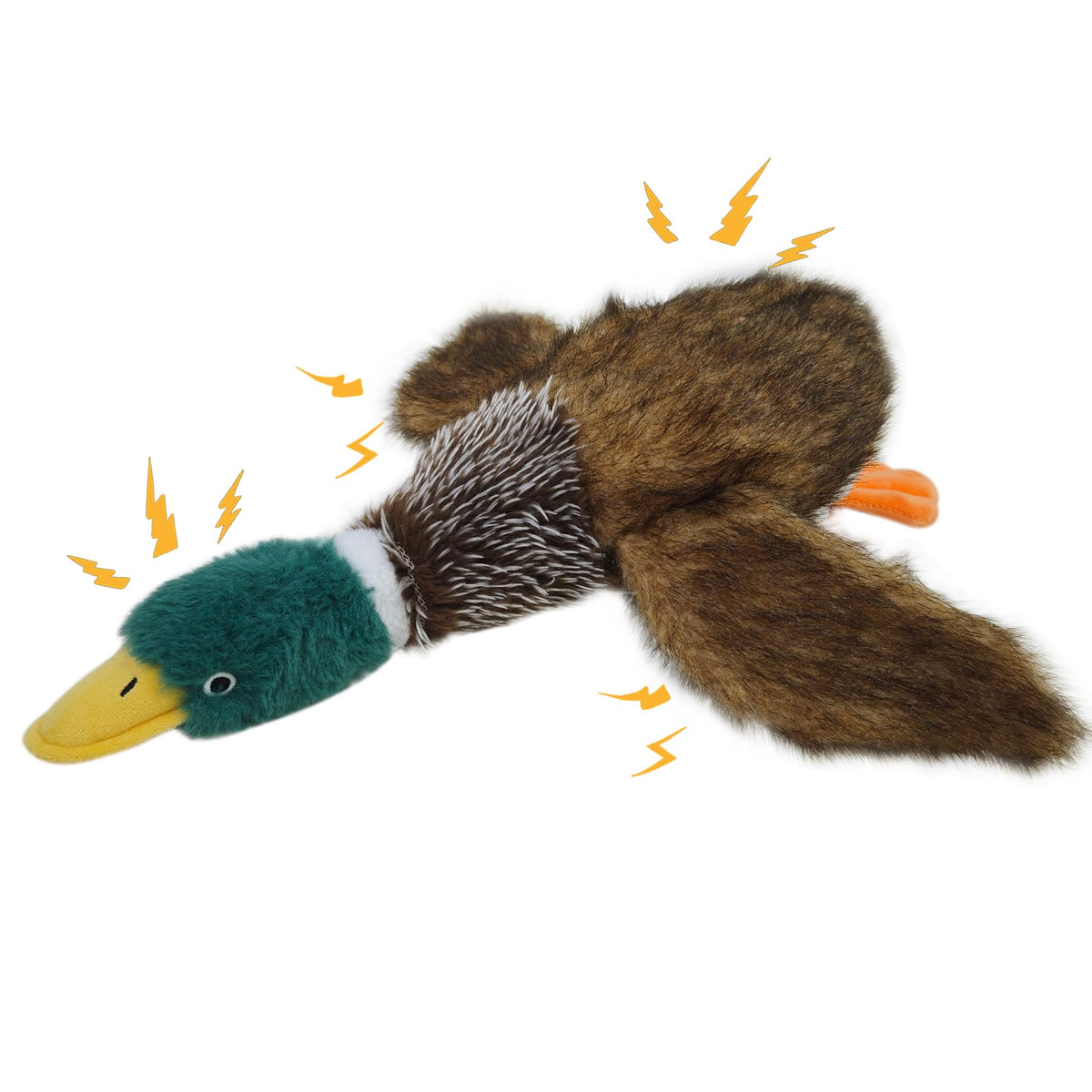 okegztoa Dog Toys Interactive Mallard Duck Toy Puzzle and Squeaky Toy for Small Medium and Large Dogs Duck Toys, Stuffed Toy for Dog, Plush Toys for Dogs