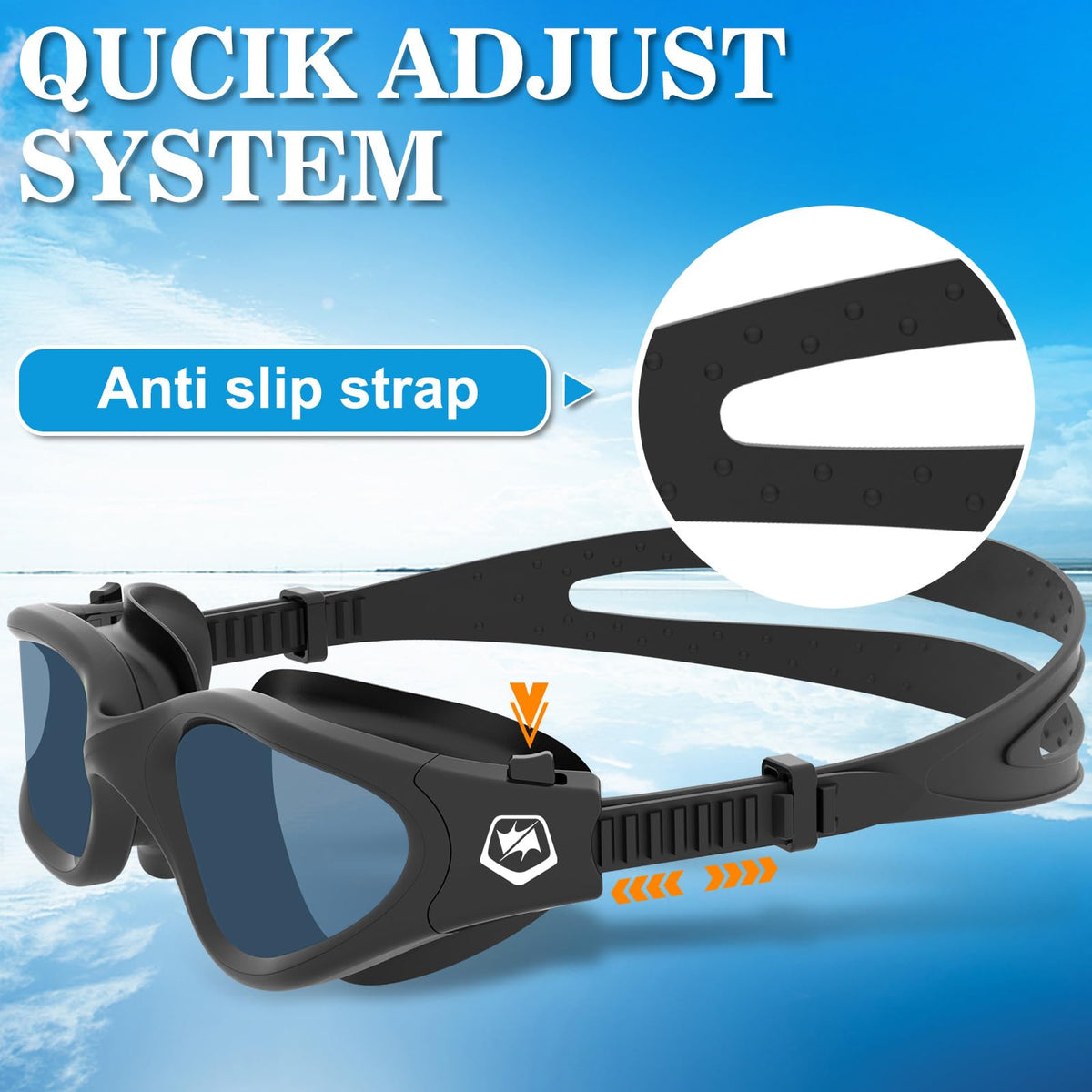 WIN.MAX Swimming Goggles Swim Pool Goggles Anti Fog Anti UV No Leakage Clear Vision for Men Women Adults Teenagers