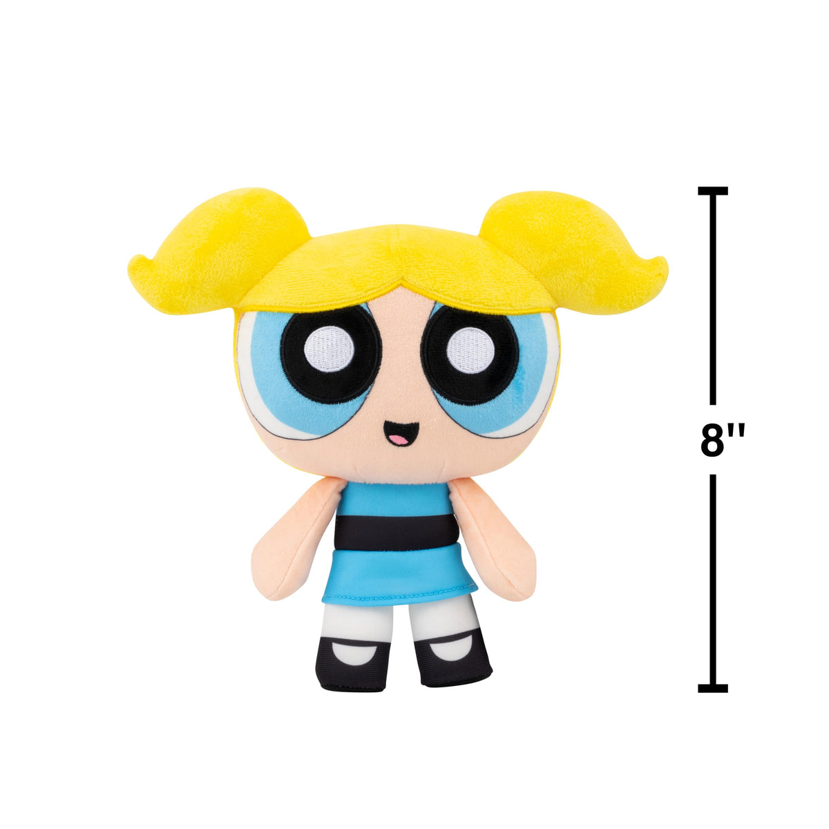 Jazwares Warner Bros. Discovery The Powerpuff Girls 8-Inch Bubbles Plush - Super-Soft and Huggable Plush Toy - Official Licensed Plush - for All Ages