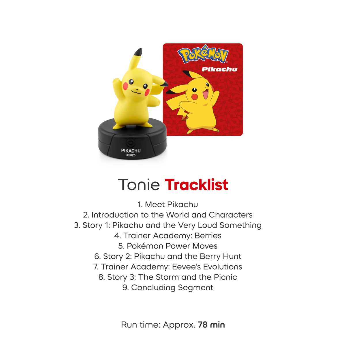 Tonies Pikachu Audio Toy Figurine from Pokémon