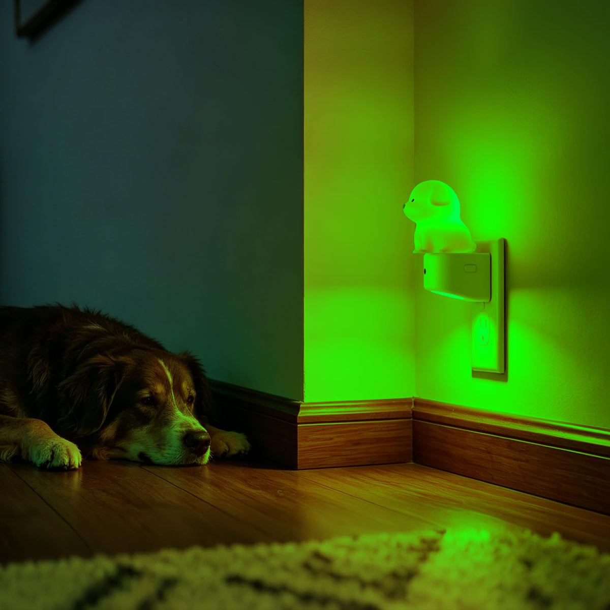 DORESshop Night Light for Kids,3D Cute Puppy Kids Night Light with Sensor