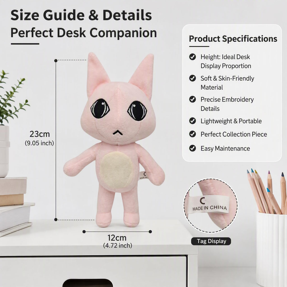Animal Hospital Plush Toy,10.6″‌ Cute Secret Agent Anomaly Intern Plushies