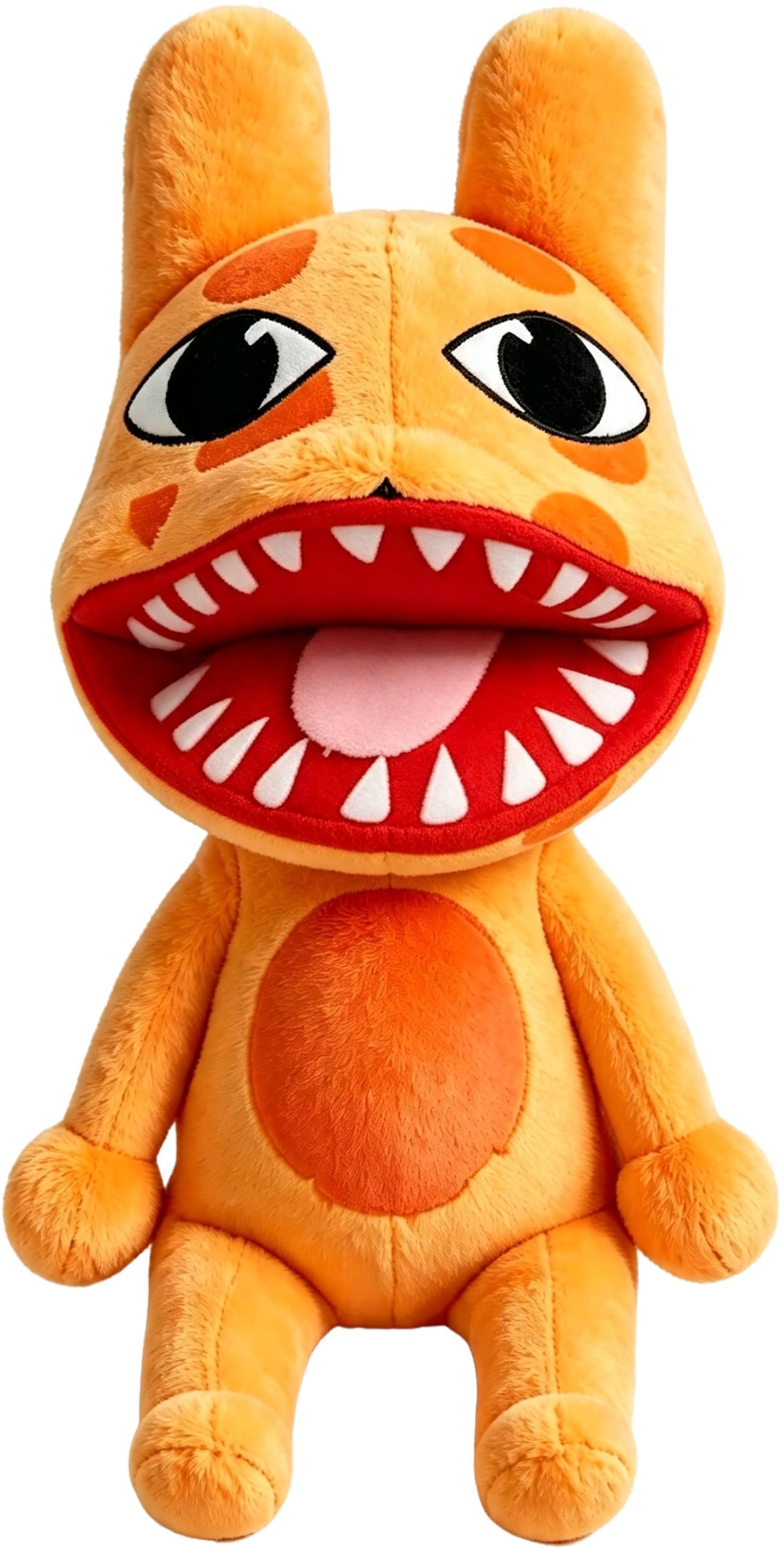 Animal Hospital Plush, Horror Game Collectible Plushies, 11inch Soft Plush Toy for Game Fans, Collectors & Kids, Premium Quality Material with Expressive Design (Orange Mutant Bunny)