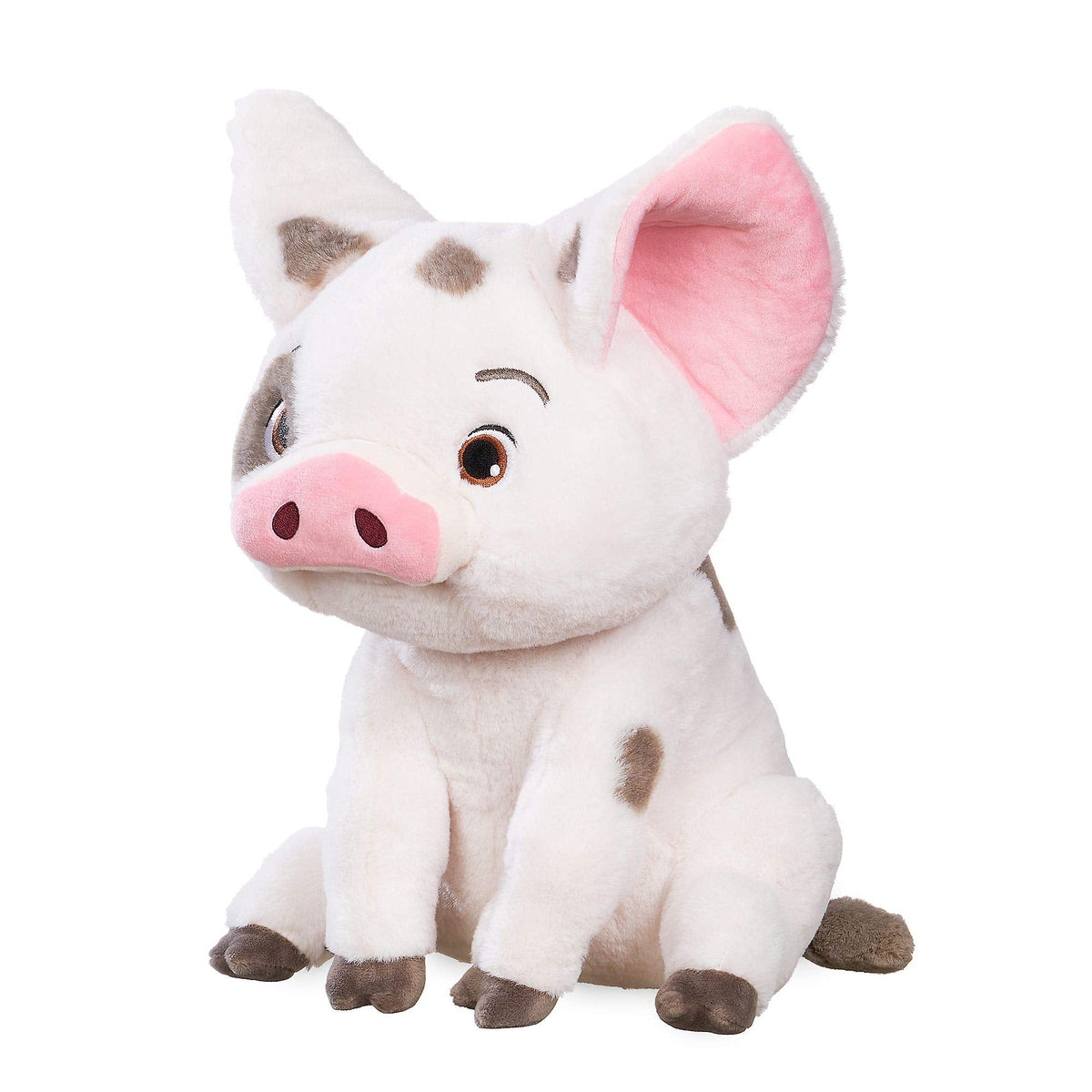 Disney Store Official Pua Medium Soft Toy for Kids, Cuddly Character with Fuzzy Texture and Embroidered Details, Padded Tail, Disney Plushy Suitable for All Ages.