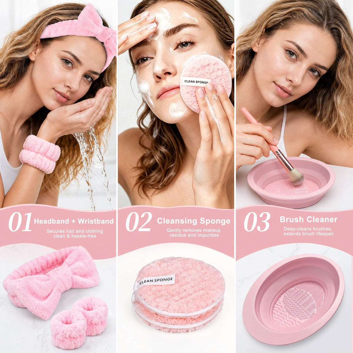 HGHDBT 70Pcs Pink Makeup Brushes Set Professional Makeup Kit Multi-functional Makeup Tool Set with Case Facial Makeup Accessories, Foundation Makeup Brush Kit Eye and Face Make up Brushes & Tools