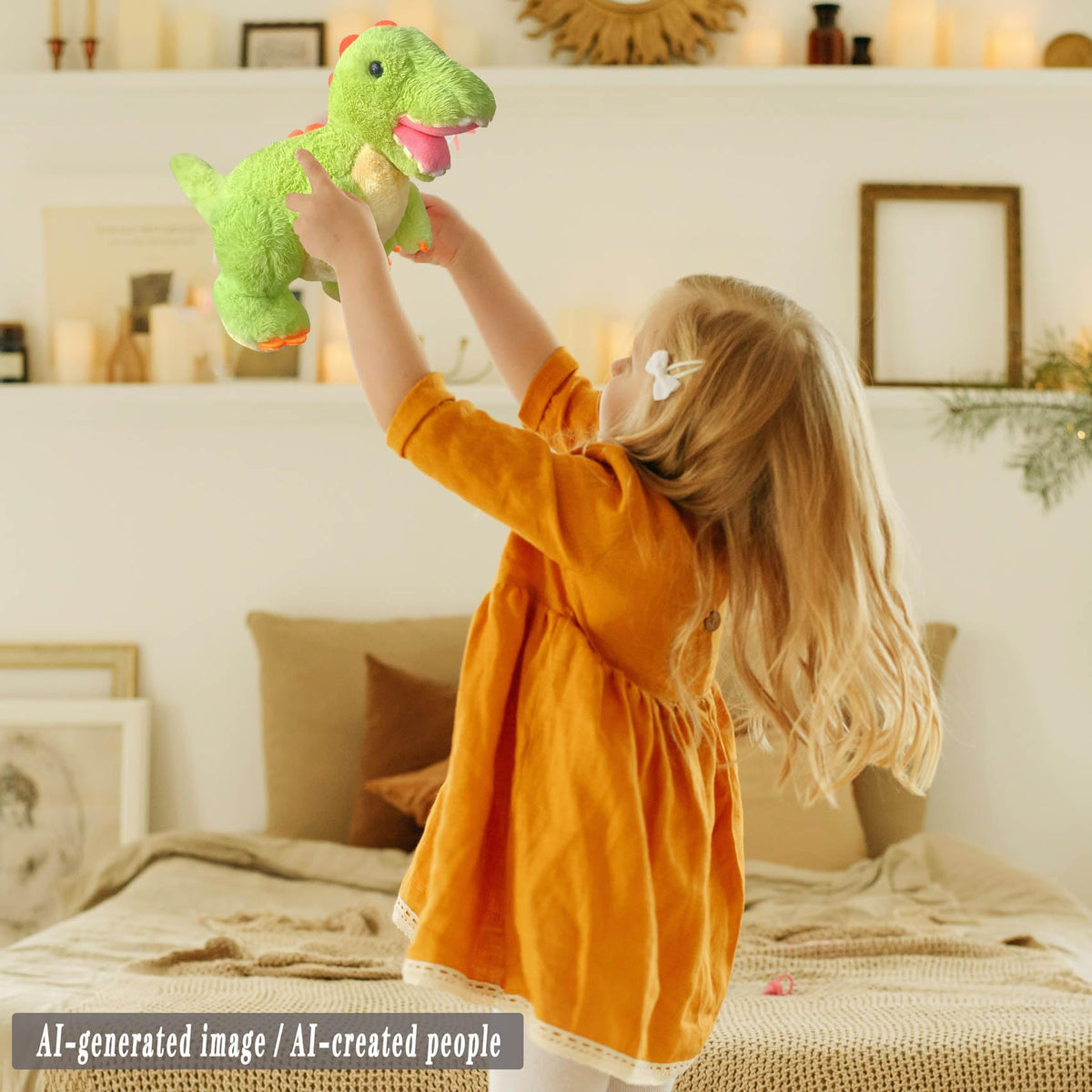 XieKules Cute Dinosaur Stuffed Animals - 9.8 Inch