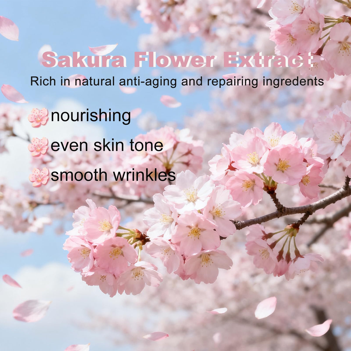 Sakura Skin Care Set Christmas Birthday Gifts for Teen Girls -Skincare for Girls 10-12 - Kids Skin Care Set for girls Ages 8-12 - Kids Skin Care for Teens 10-12 - Skin Care Kit for Women with Gua Sha