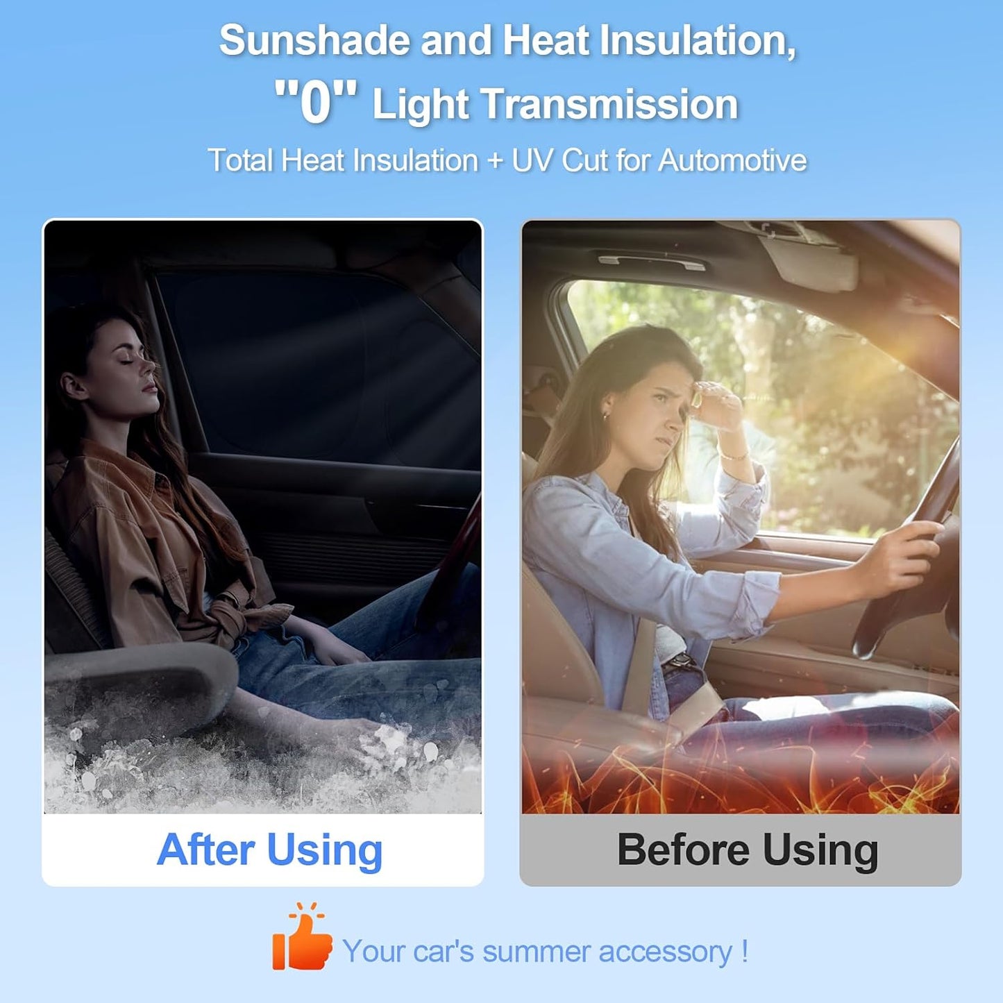 8pcs Car Window Shades for Hyundai Tucson 2016-2021 (Not 2022 Tucson) Accessories,Windshield Side Rear Full Sunshade,Sun Visor UV Blocking, Privacy Protection and Blackout for Camping Outdoor