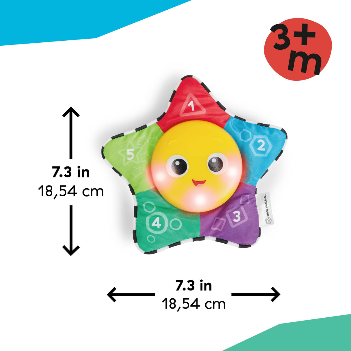 Baby Einstein Star Bright Symphony Plush Musical Take-Along Toy, Ages Newborn + (Pack of 1)