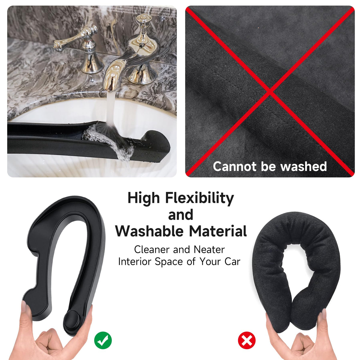 Givifive Car Seat Gap Filler Organizer 2Pack Soft Foam 3IN1 Multifunctional