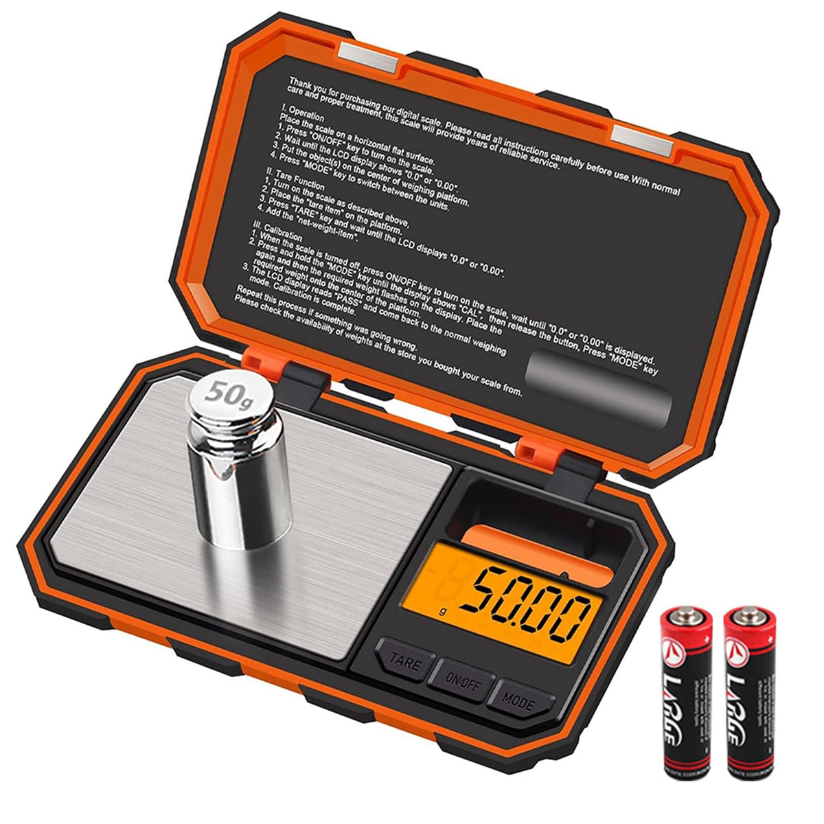 UNIWEIGH Digital Gram Scale,200g/0.01g High Precision Pocket Mini Scales