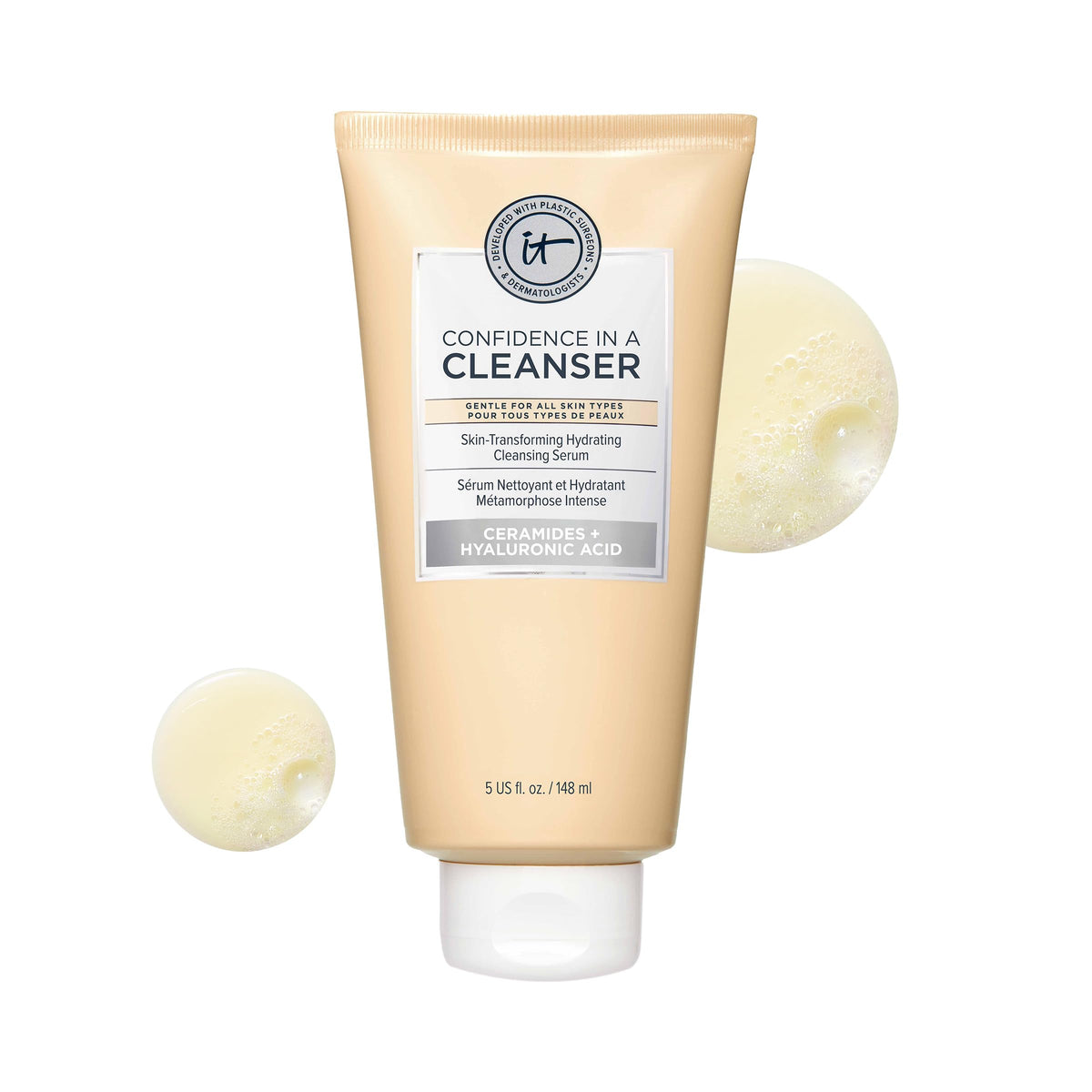 IT Cosmetics Confidence in a Cleanser - Hydrating Serum Face Wash (5 fl oz)