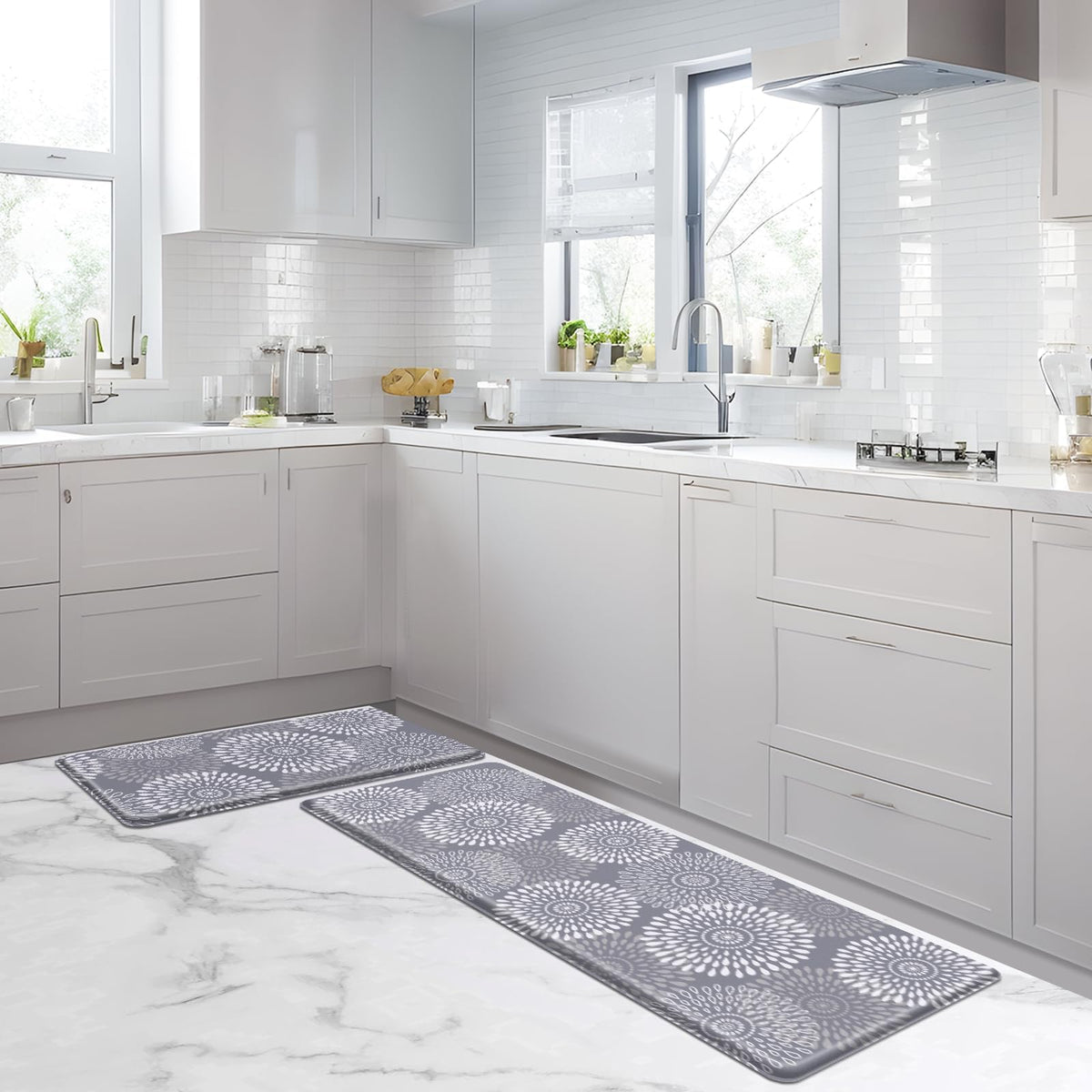 LuxStep Kitchen Mats for Floor,Cushioned Rug Anti-Fatigue for Kitchen Decor