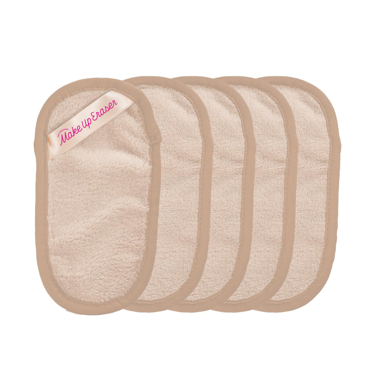 The Original MakeUp Eraser Mini PRO 5-pack, Erase All Makeup With Just Water, Including Waterproof Mascara, Eyeliner, Foundation, Lipstick, Sunscreen and More! Sweet Cream, 5ct