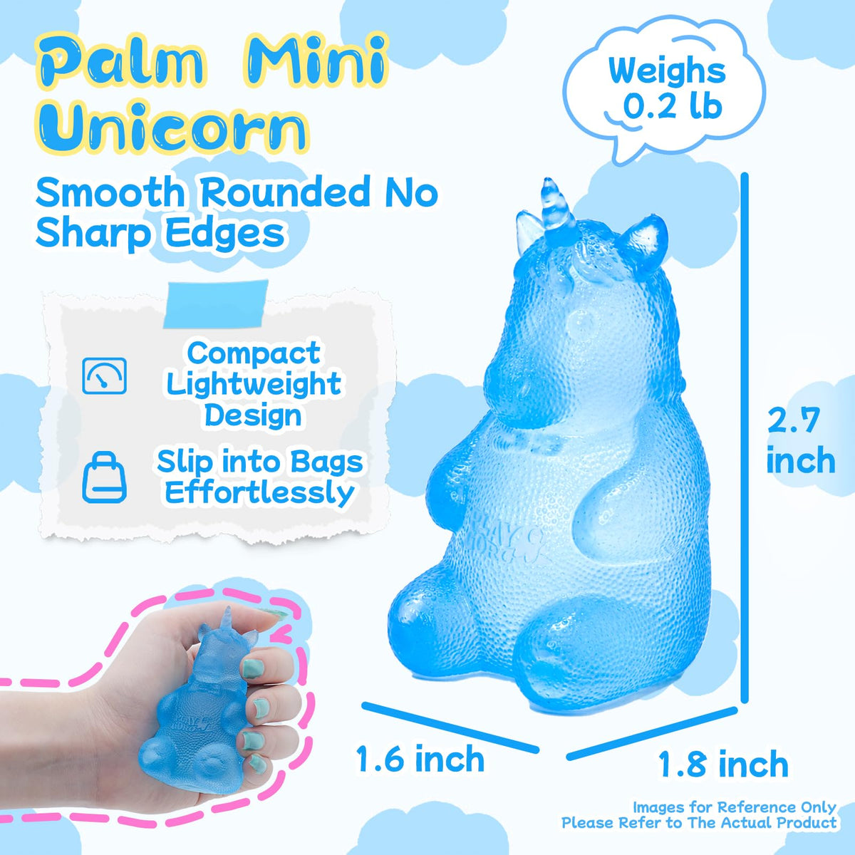 Unicorn Squeeze Toys, Soft Sensory Toys, Stress Relief, Ideal Gift