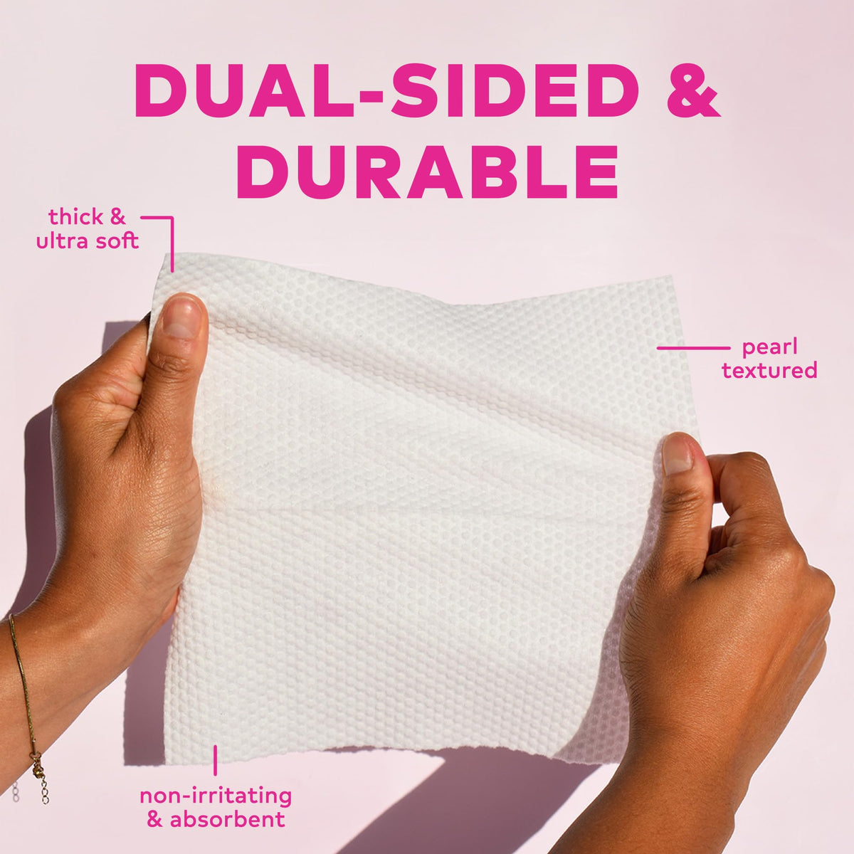 MakeUp Eraser Cloud Clean Eco Towelettes, Certified 100% USDA Biobased Face Towel, Biodegradable Disposable Face Towelette, Dry Wipe Made From Ultra Soft, 100% Eucalyptus Fibers, 60ct., 1 pack