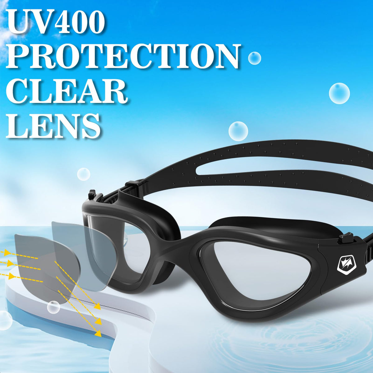 WIN.MAX Swimming Goggles Swim Pool Goggles Anti Fog Anti UV No Leakage Clear Vision for Men Women Adults Teenagers