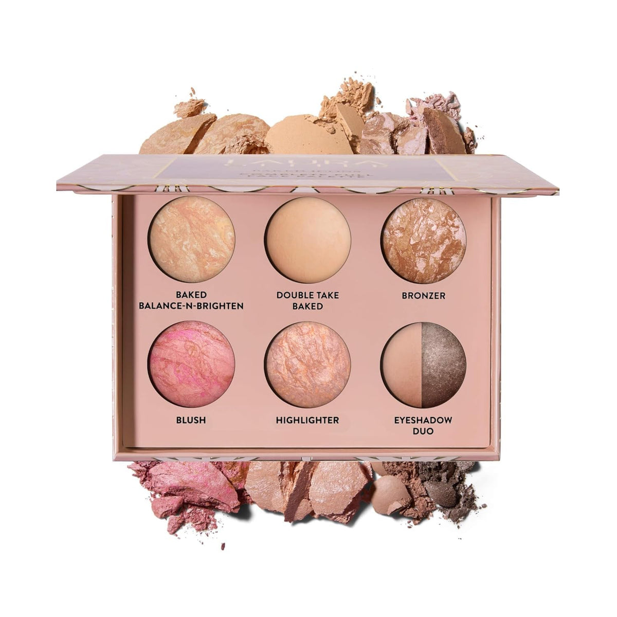 LAURA GELLER Baked Icons Full Face Palette With Foundation- Light
