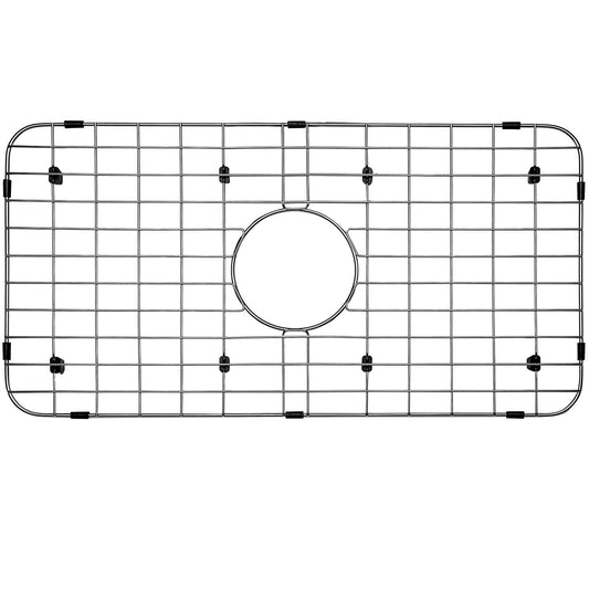 Serene Valley Sink Bottom Grid 24-1/8" x 12-5/8", Centered Drain with Corner Radius 1-1/2", Sink Protector NLW2412C