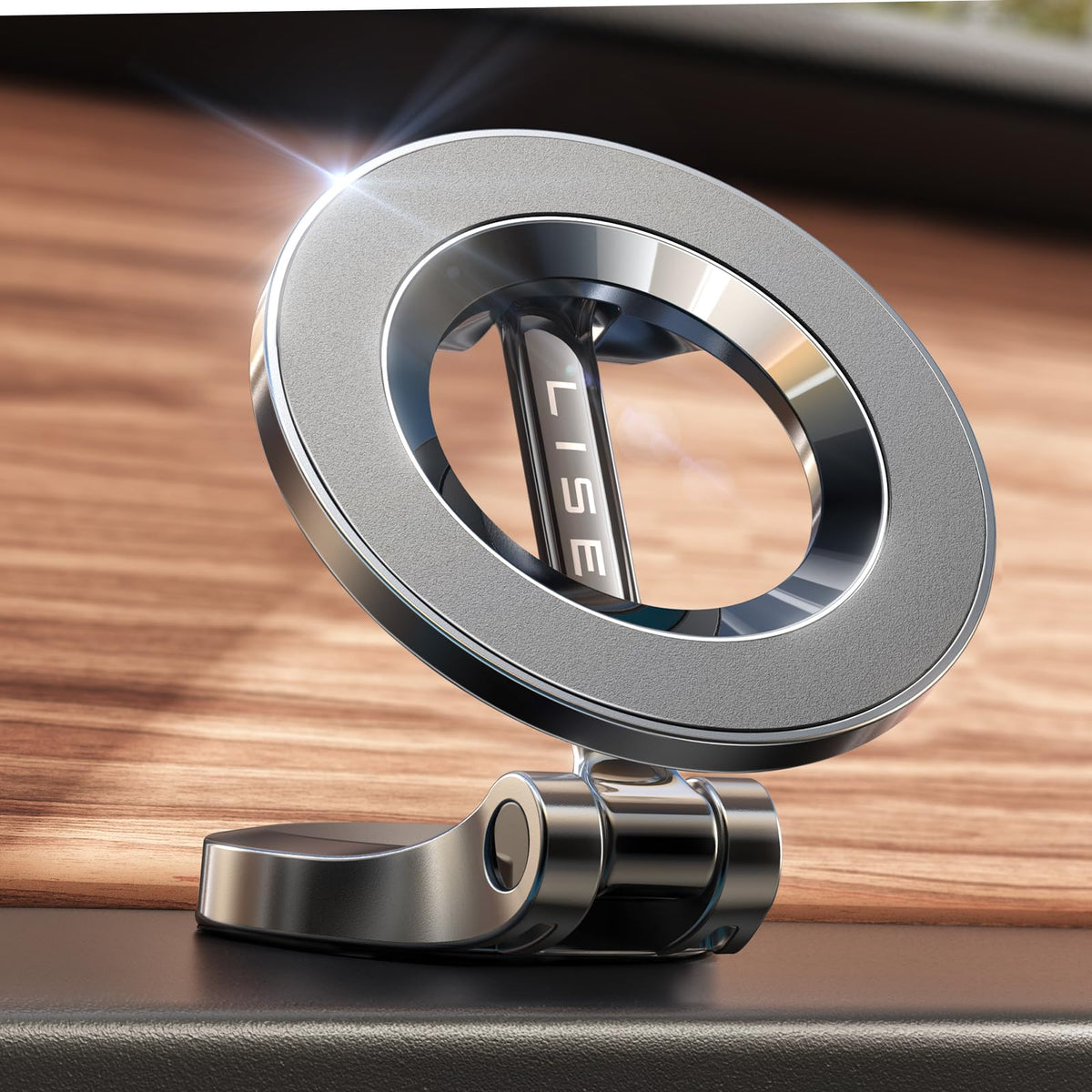 LISEN for MagSafe Car Mount for iPhone 18 Pro Max [24 Strong Magnets] Classic Magnetic Phone Holder for Car Dashboard Magnet Phone Mount Car Cell Phone Holder for iPhone 18 Pro Max 17 16 15 14 13 12