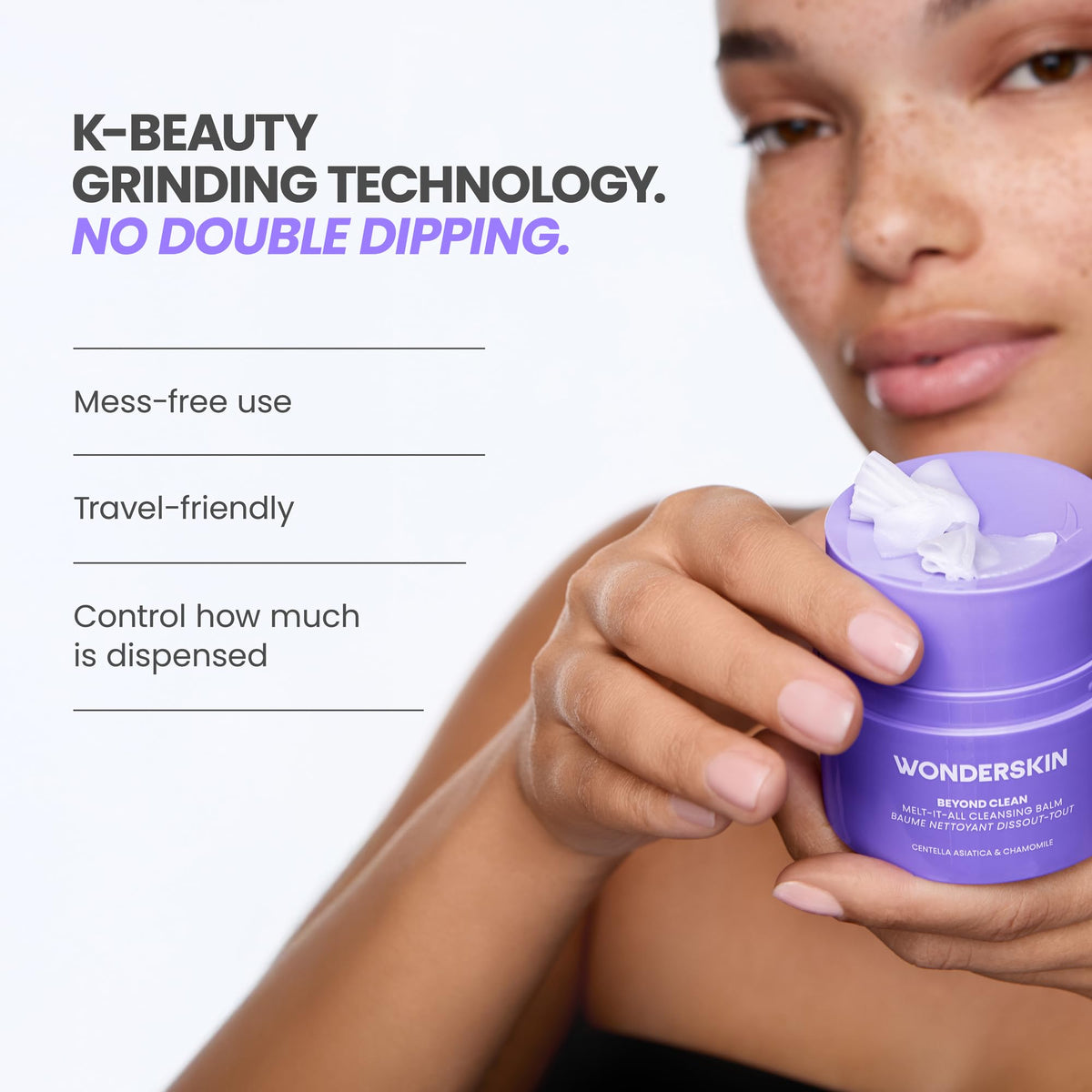 Wonderskin Cleansing Balm Melt It All Gentle Makeup Remover & Face Cleanser