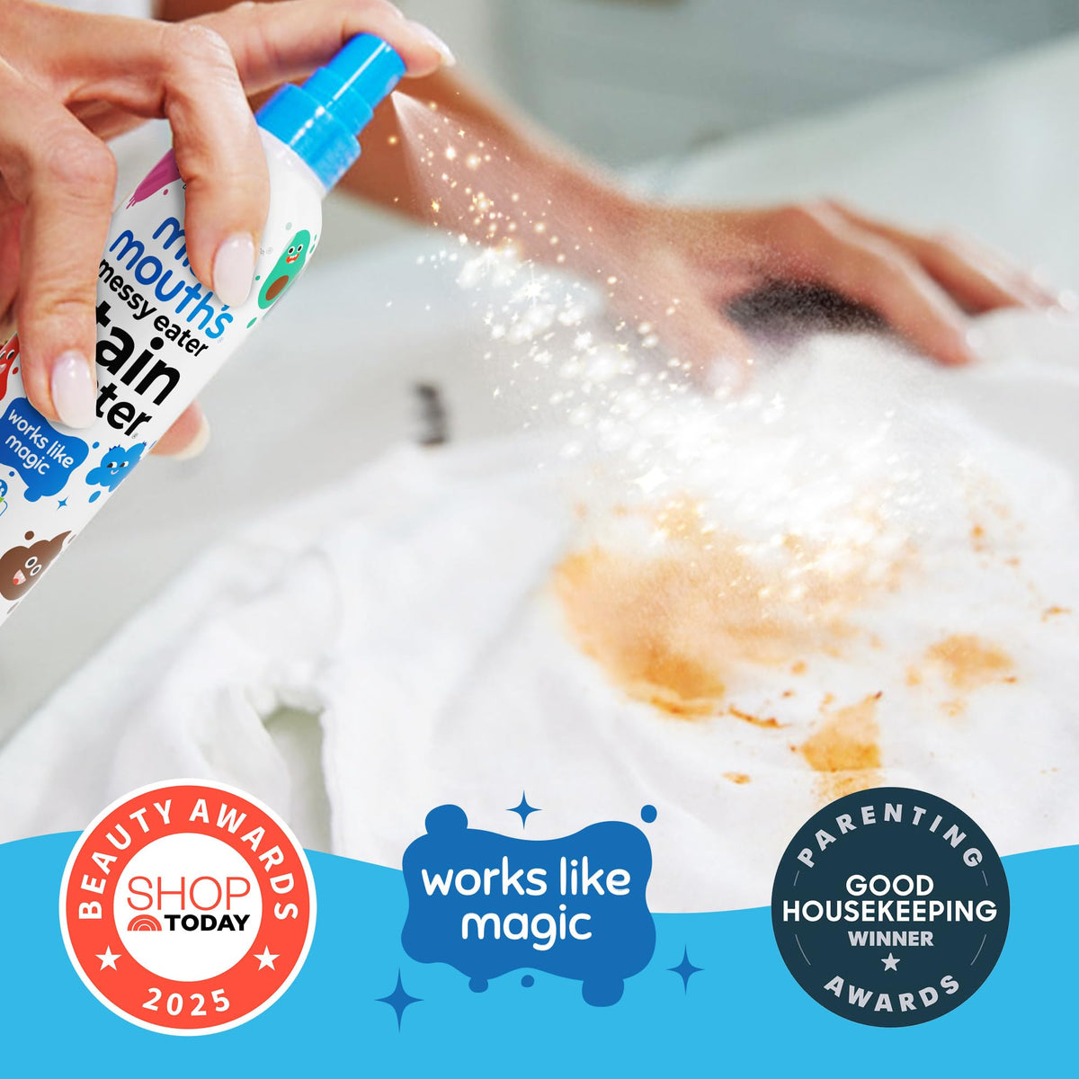 Miss Mouth's Messy Eater Stain Treater Spray, Laundry Stain Remover, 4 Oz
