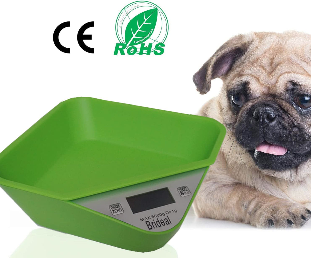 Brideal Digital Kitchen Food Scale Multifunction Electronic Food Scales with Removable Bowl Max 11lb/5kg