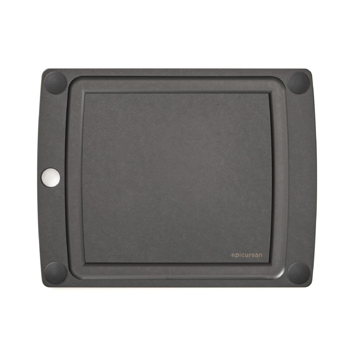 Epicurean All in One Slate Cutting Board, 11.5x9-in Juice Groove, Slate