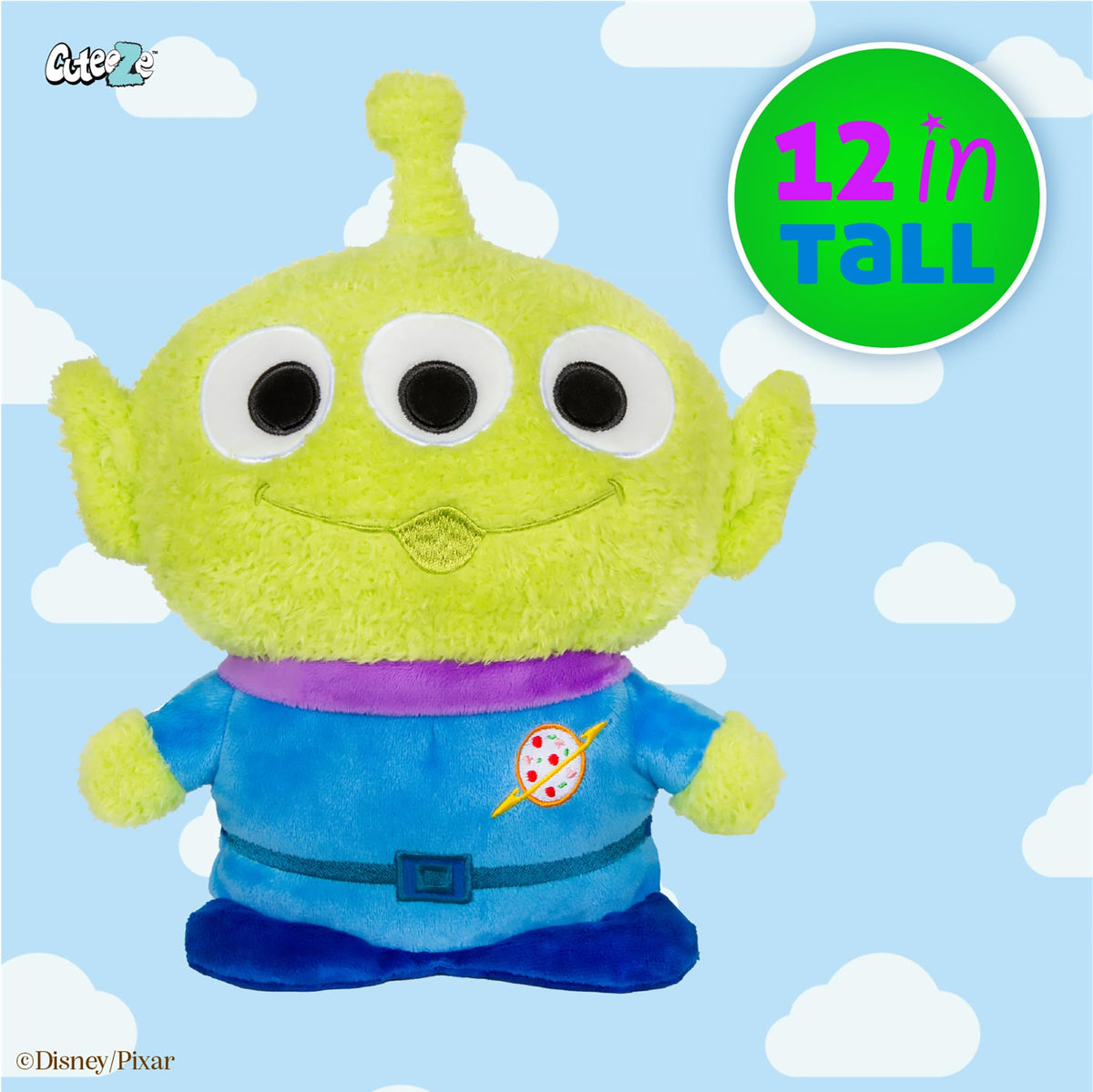 Kids Preferred Disney Pixar Toy Story Little Green Man Alien Cuteeze Extra Soft Plush Stuffed Animal Toy for Baby and Toddler Boys and Girls 12 Inches