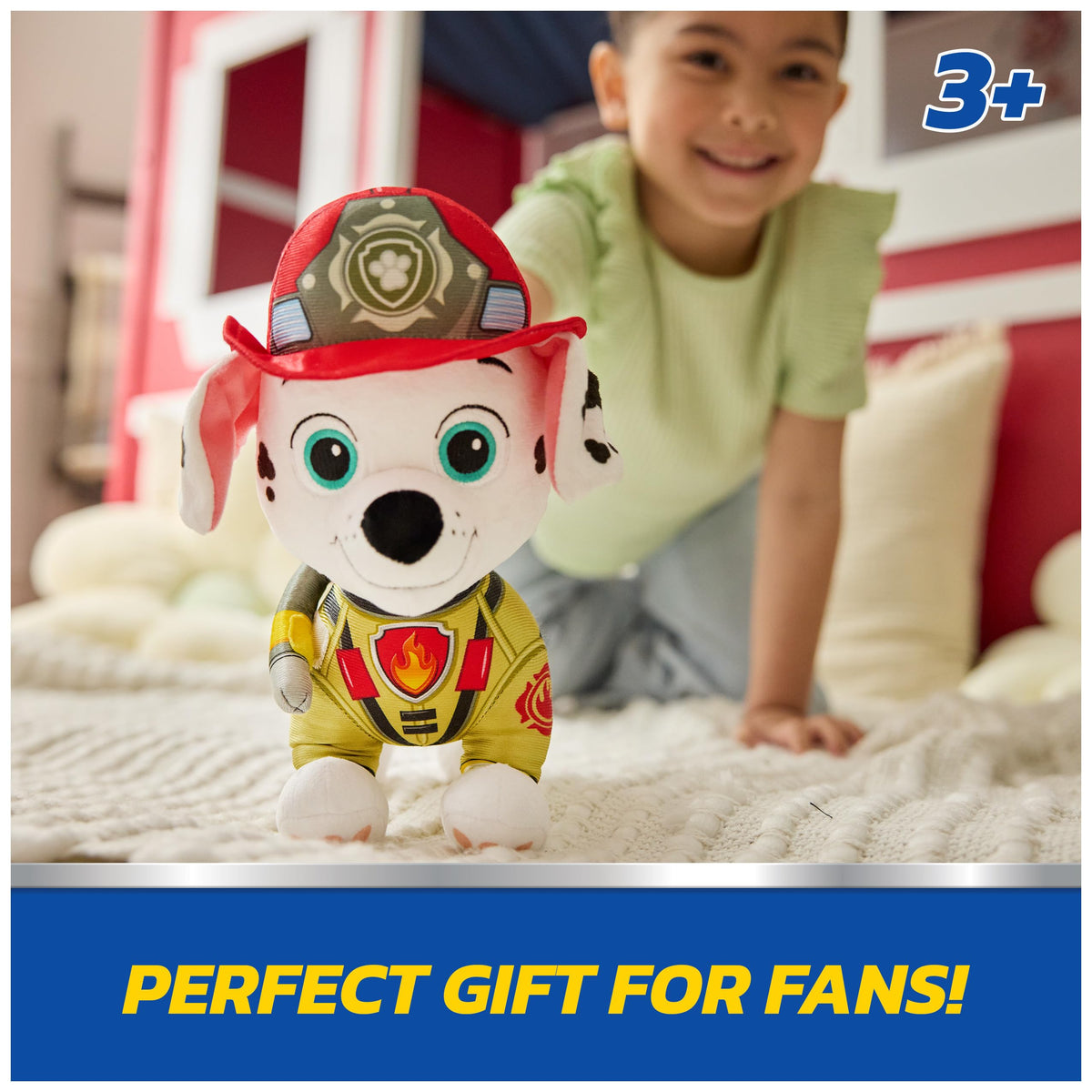 Paw Patrol Fire Rescue Marshall Plush Stuffed Animal Toy