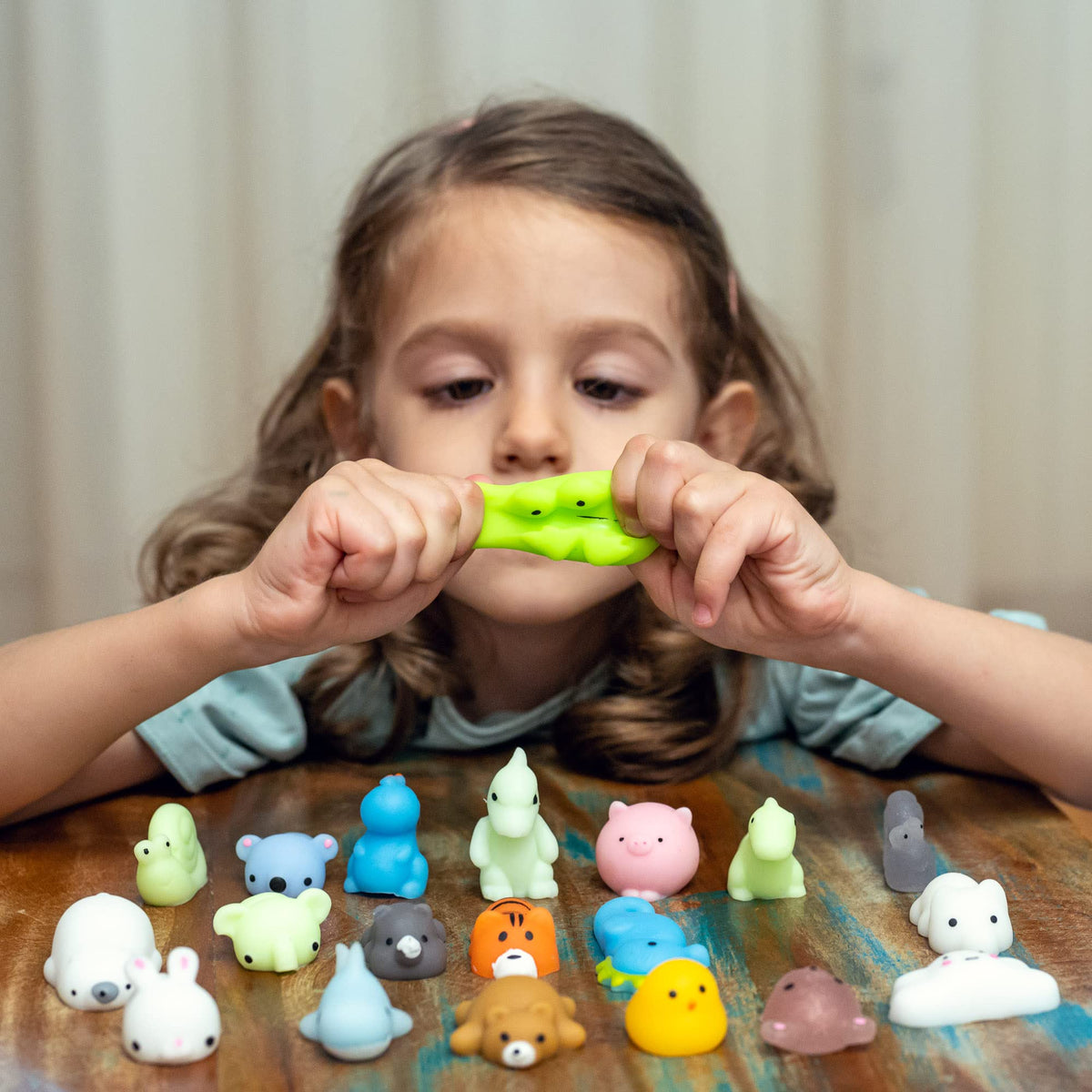 Nutty Toys Animal Squishies, 20 Soft & Cute Kawaii Fidgets | Top Classroom Prizes, Bulk Pinata & Easter Egg Fillers | Unique Gifts for Kids, Teens, Adults | Best Boys & Girls Valentines Day Idea 2026