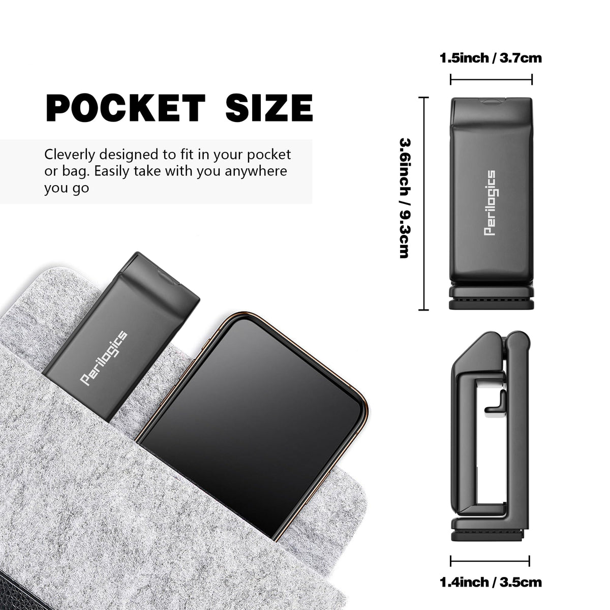 Perilogics Universal Airplane Phone Holder Mount, Plane Travel Essentials