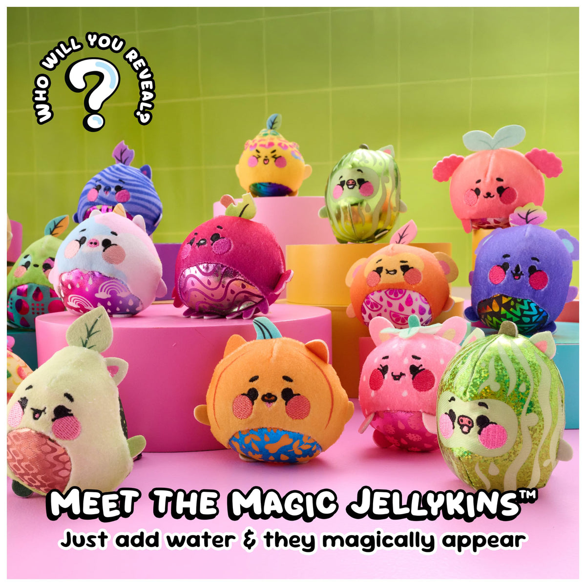 Magic Jellykins Water-Activated 3-Inch Surprise Toy, UNbox 1 of 20 Styles