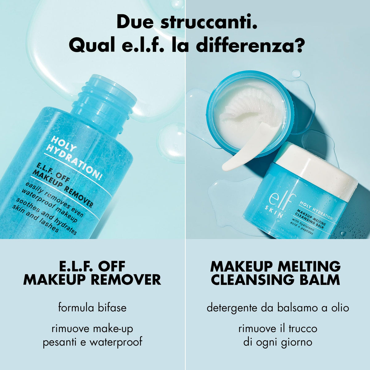 e.l.f. SKIN Holy Hydration Off Makeup Remover,Liquid Makeup Remover For Eye,Lip & Face-Makeup,Gentle Formula,Vegan & Cruelty-free,(Pack of 2)