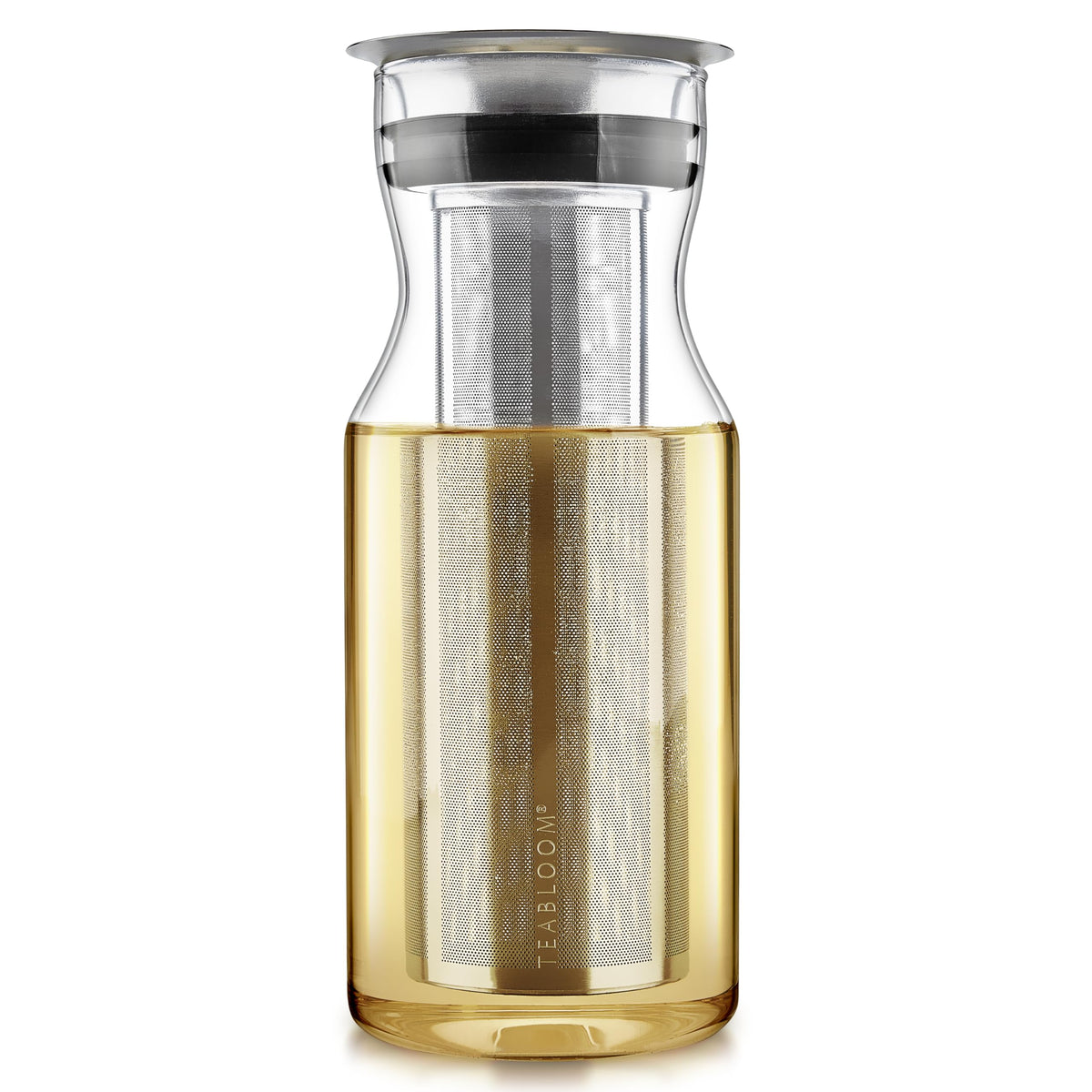 Teabloom Multi-Beverage Carafe (40 OZ / 1.2 L / 4-5 CUPS) – Brew and Serve Iced Tea, Cold Brew Tea and Fruit Infused Water – Cypress Carafe