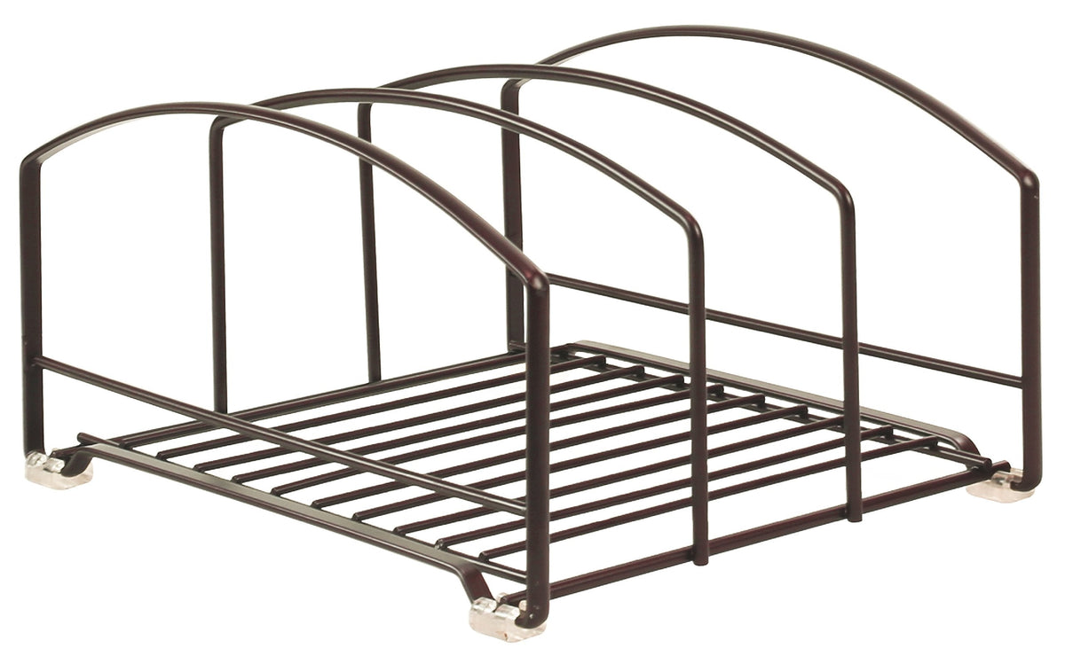 Deco Brothers Cookware Organizer Rack for Kitchen Cabinet, 3 Slot Holder
