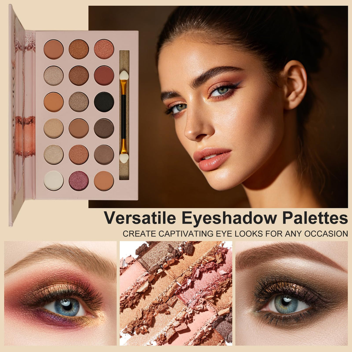 All in One Makeup Kit for Women Full Kit,Makeup Set for Women,Including Eye, Face, Lip Makeup and Brushes, Long Lasting Daily Makeup Gift Set for Christmas Birthday Party(HZB-082)