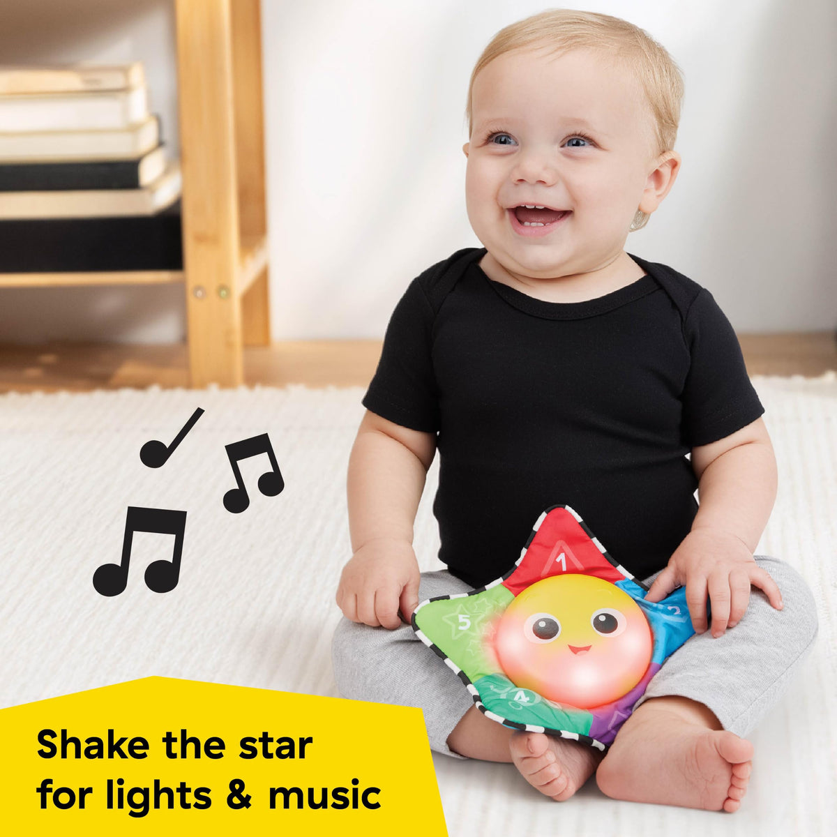 Baby Einstein Star Bright Symphony Plush Musical Take-Along Toy, Ages Newborn + (Pack of 1)