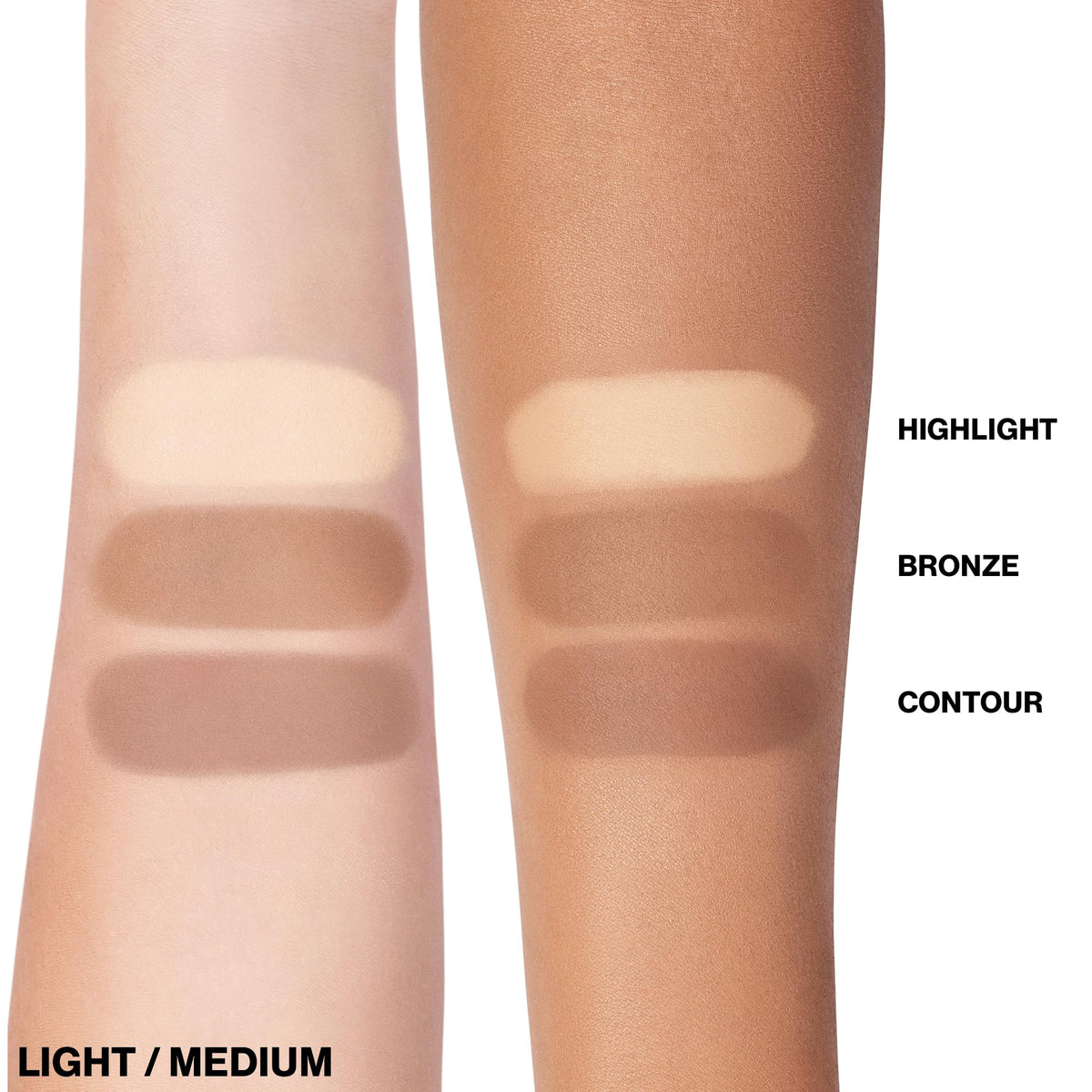 Smashbox Step-By-Step Contour Palette | Sculpt + Glow All-In-One Contour Kit with Blendable + Buildable Formulas, Light/Medium, 0.3 Ounce