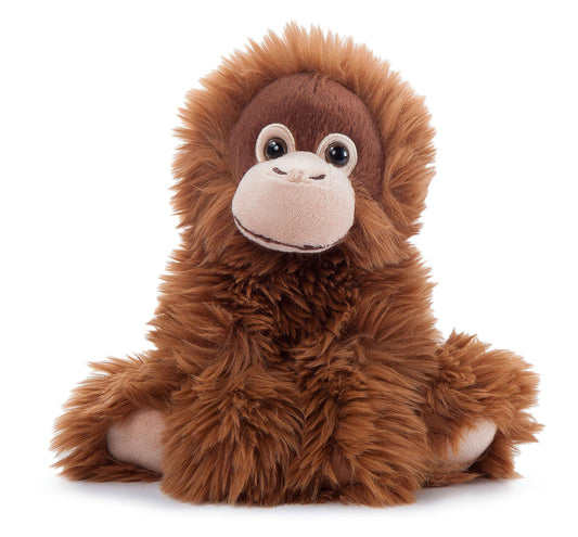 The Petting Zoo Female Orangutan Stuffed Animal Plushie, Wild Onez, 9 in